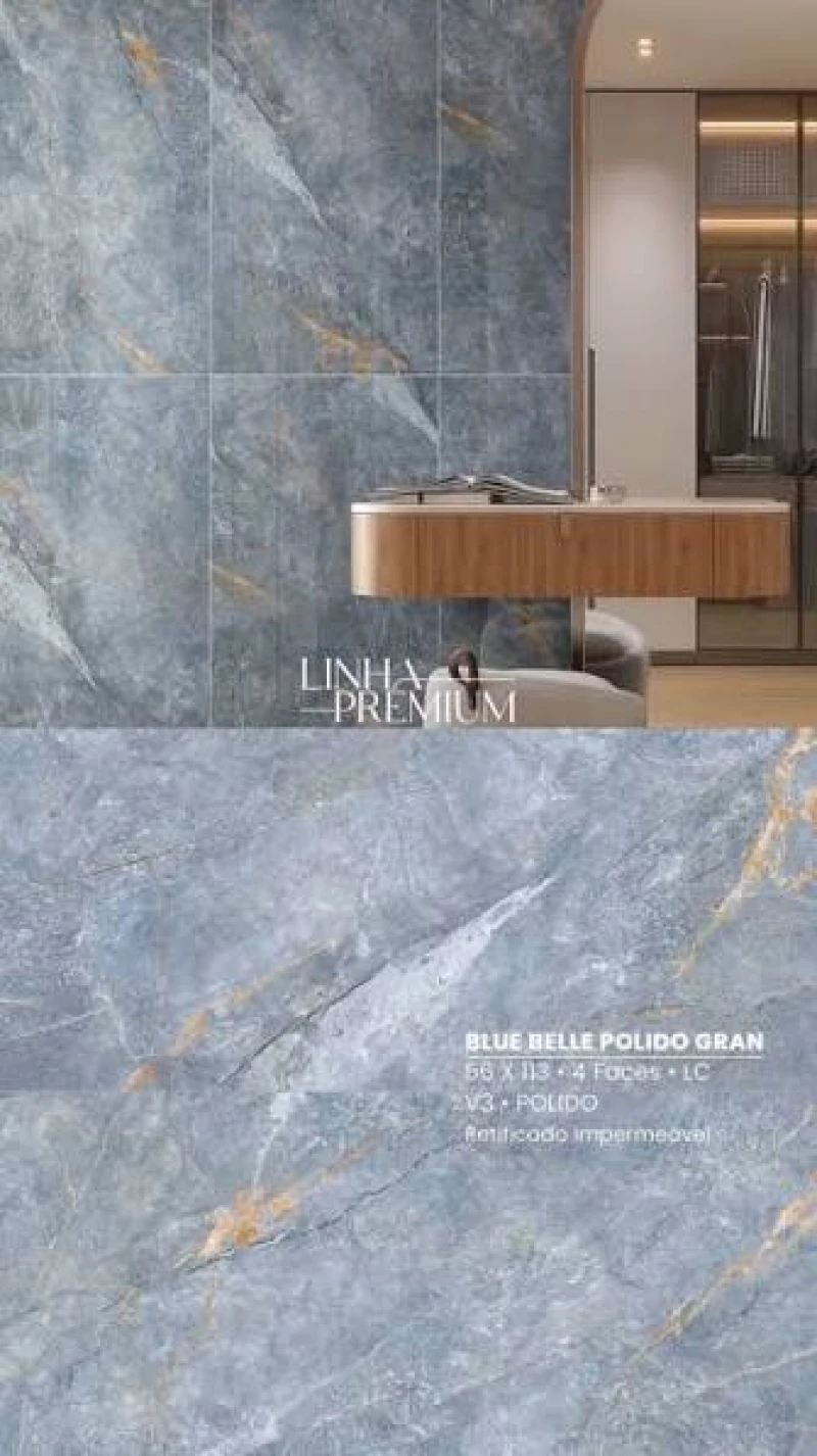 PISO ESM 56X113 BLUE BELLE POL Q.AC